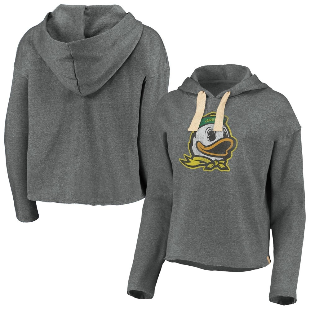 slide 3 of 3, NCAA Oregon Ducks Women's Gray Hoodie - XL, 1 ct