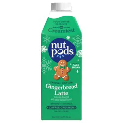 nutpods Gingerbread Latte Almond + Coconut Coffee Creamer