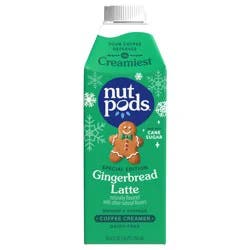 nutpods Gingerbread Latte Almond + Coconut Coffee Creamer