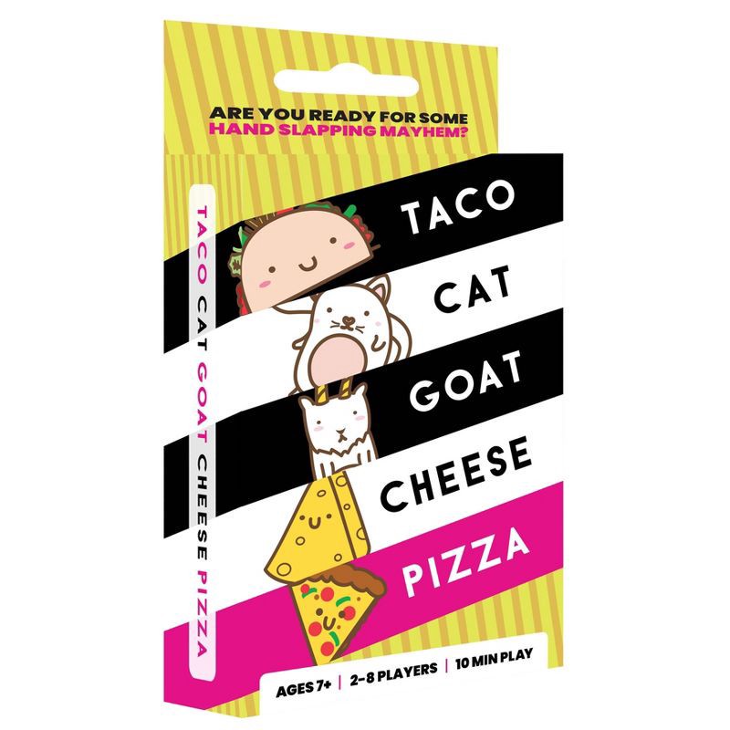 slide 1 of 6, Dolphin Hat Games Taco Cat Goat Cheese Pizza Card Game, 1 ct