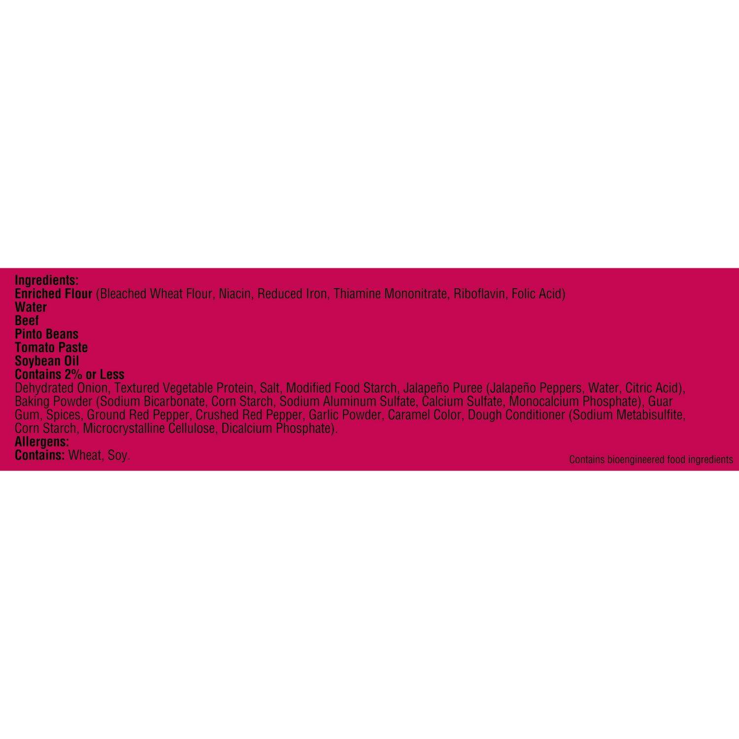 slide 3 of 4, Tina's Big Red Hot Beef Burrito 9 oz, 9 oz