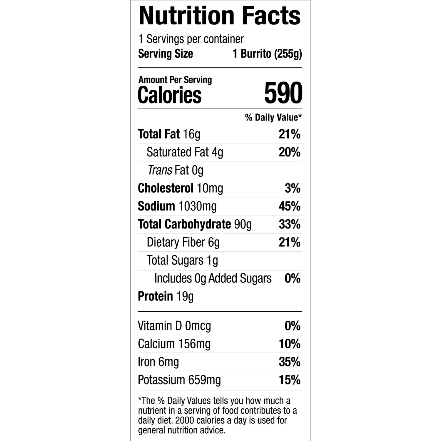 slide 4 of 4, Tina's Big Bean & Cheese Burrito 9 oz, 9 oz