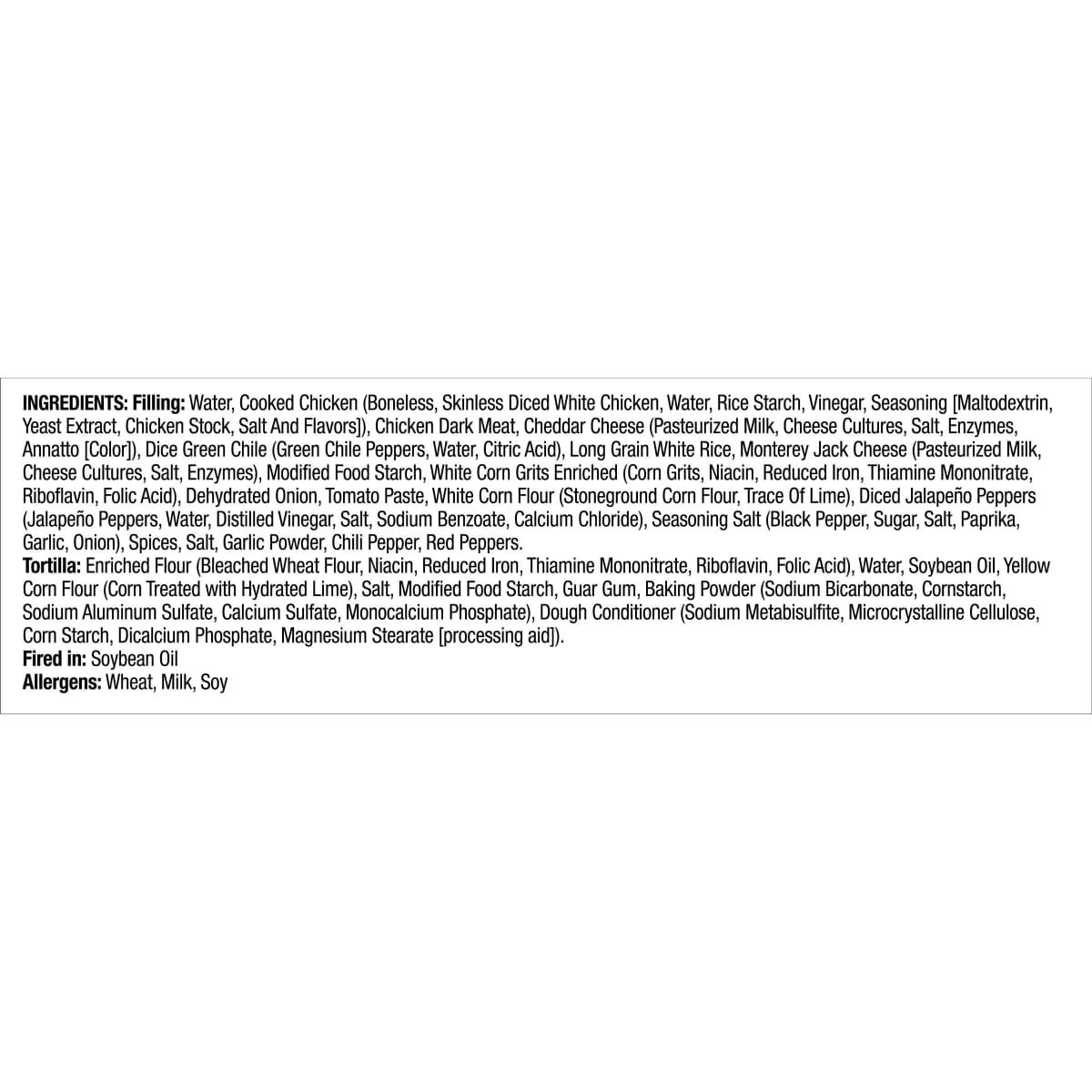 slide 6 of 17, Tinas Chicken & Cheddar Cheese Chimi - 6 Oz, 6 oz