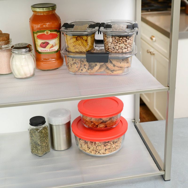 slide 3 of 4, Con-Tact 18"x4ft Surface FX Clear Diamond, 4 ft