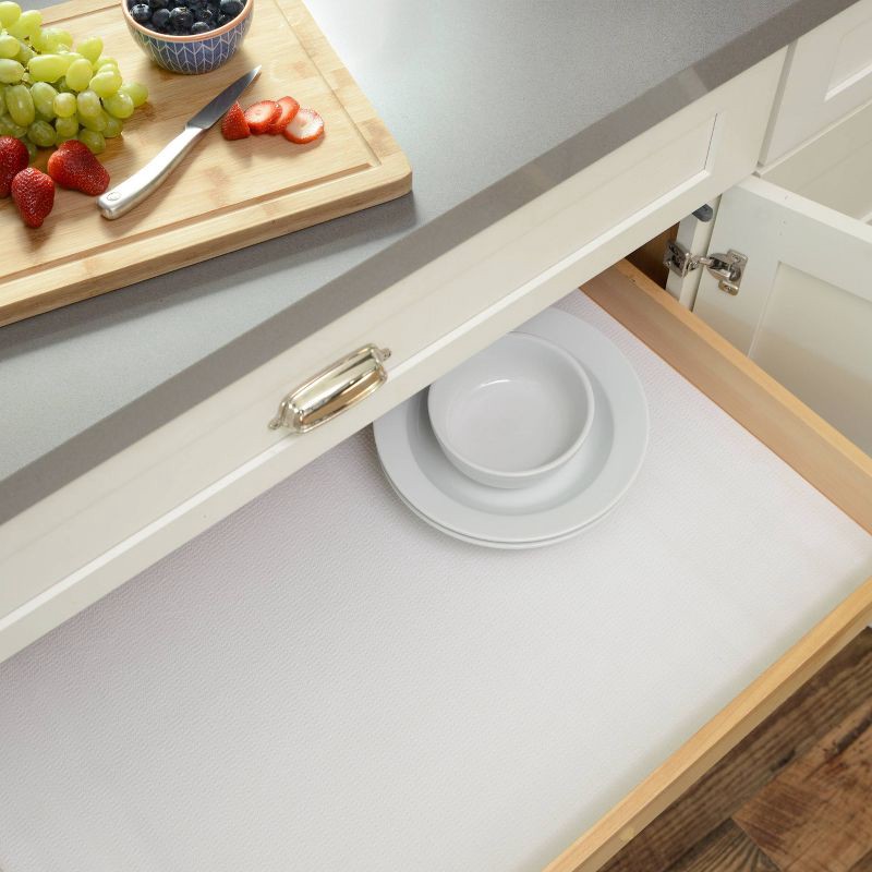 slide 3 of 4, Con-Tact 18"x6ft Grip Prints Premium White, 1 ct