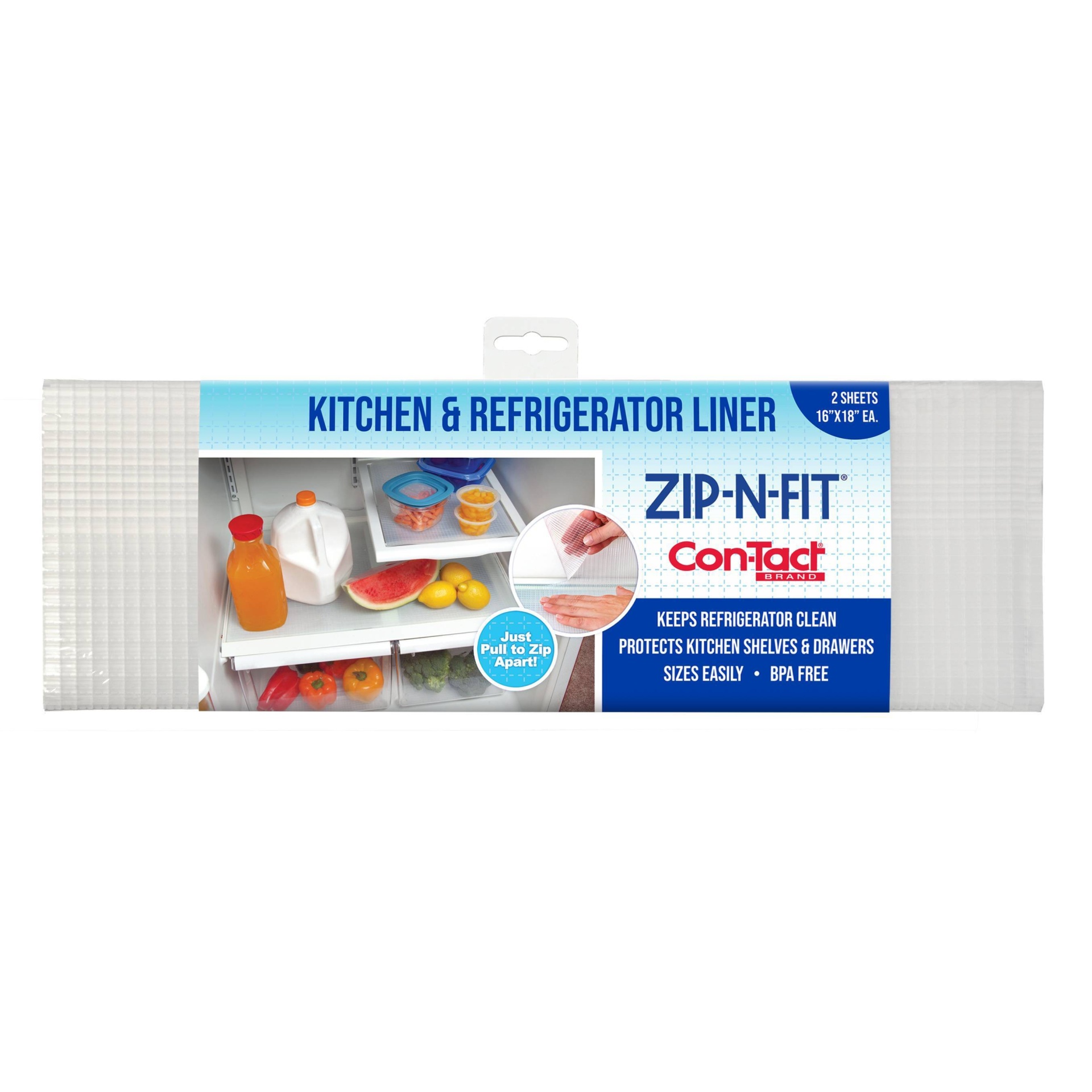 Contact Brand Zip-N-Fit Premium Non-Adhesive Shelf and Drawer