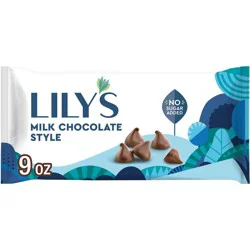 Lily's Sweets Lily's Milk Chocolate Style No Sugar Added Baking Chips - 9oz
