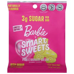 SmartSweets Plant-Based Barbie Pink Lemonade Dream Gummy Candy 1.8 oz