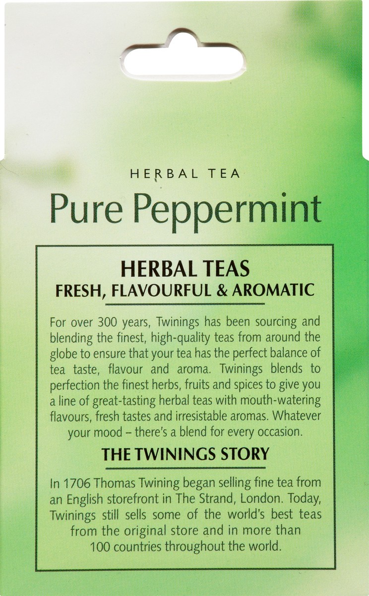 slide 9 of 9, Twinings Trial Pack Tea Bags Pure Peppermint Herbal Tea - 4 ct, 4 ct