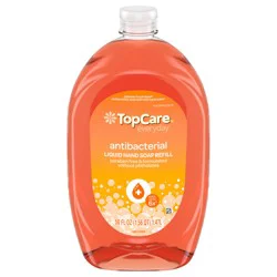 TopCare Antibacterial Liquid Hand Soap Refill with Light Moisturizer - Fresh & Clean - 50 fl oz