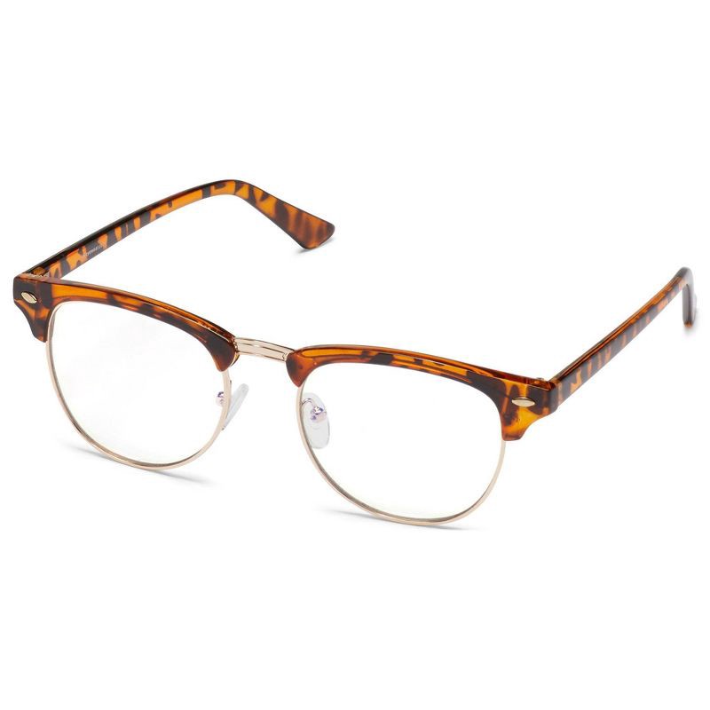 slide 2 of 5, ICU Eyewear Screen Vision Blue Light Filtering Glasses - Retro Tortoise, 1 ct