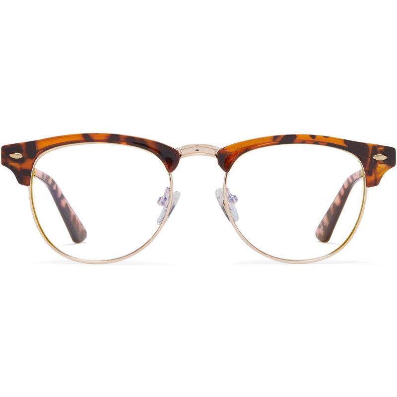 slide 1 of 5, ICU Eyewear Screen Vision Blue Light Filtering Glasses - Retro Tortoise, 1 ct