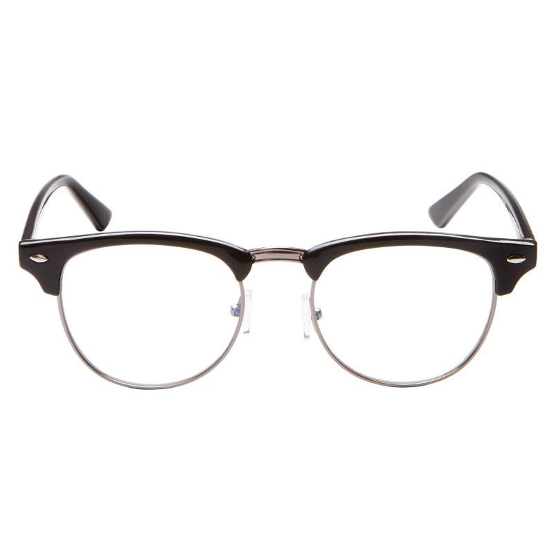 slide 2 of 5, ICU Eyewear Screen Vision Blue Light Filtering Glasses - Retro Black, 1 ct