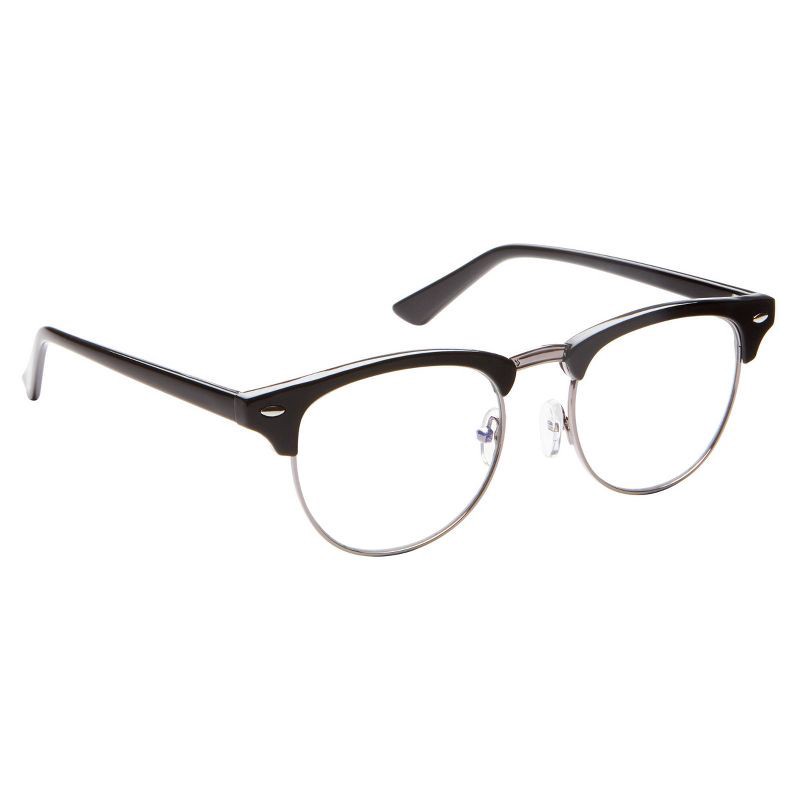 slide 3 of 5, ICU Eyewear Screen Vision Blue Light Filtering Glasses - Retro Black, 1 ct