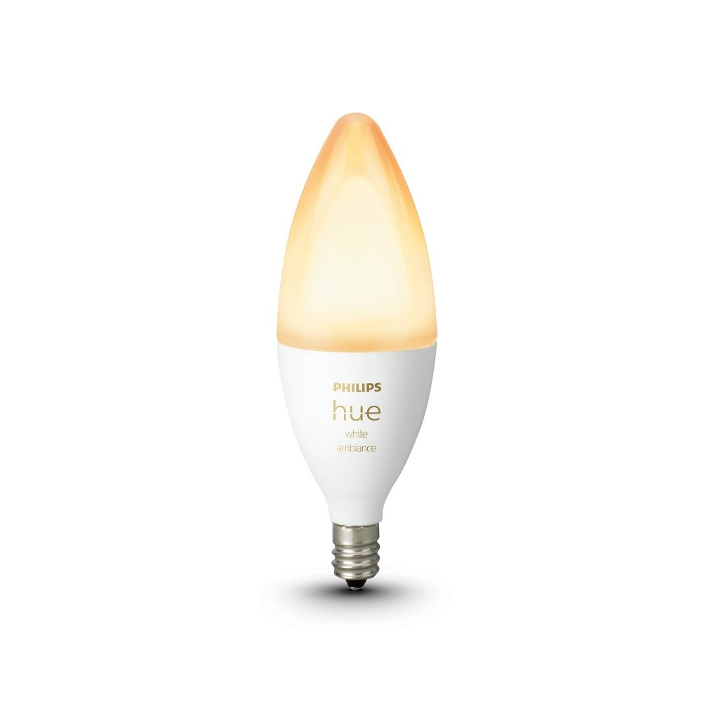 slide 2 of 5, Philips Hue Ambiance E12 Candle LED Bulb with Bluetooth White, 1 ct