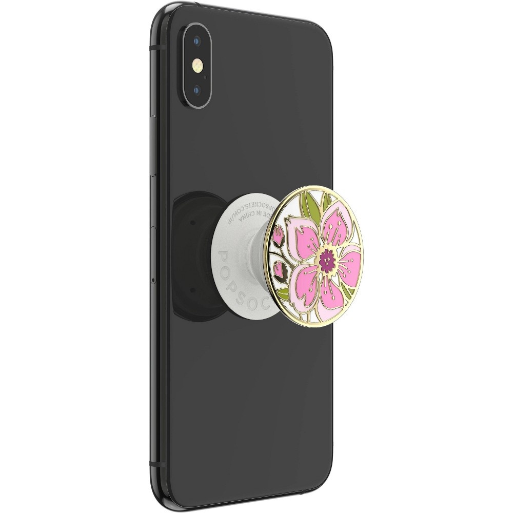 slide 5 of 5, PopSockets PopGrip Cell Phone Grip & Stand - Cherry Blossom Enamel, 1 ct