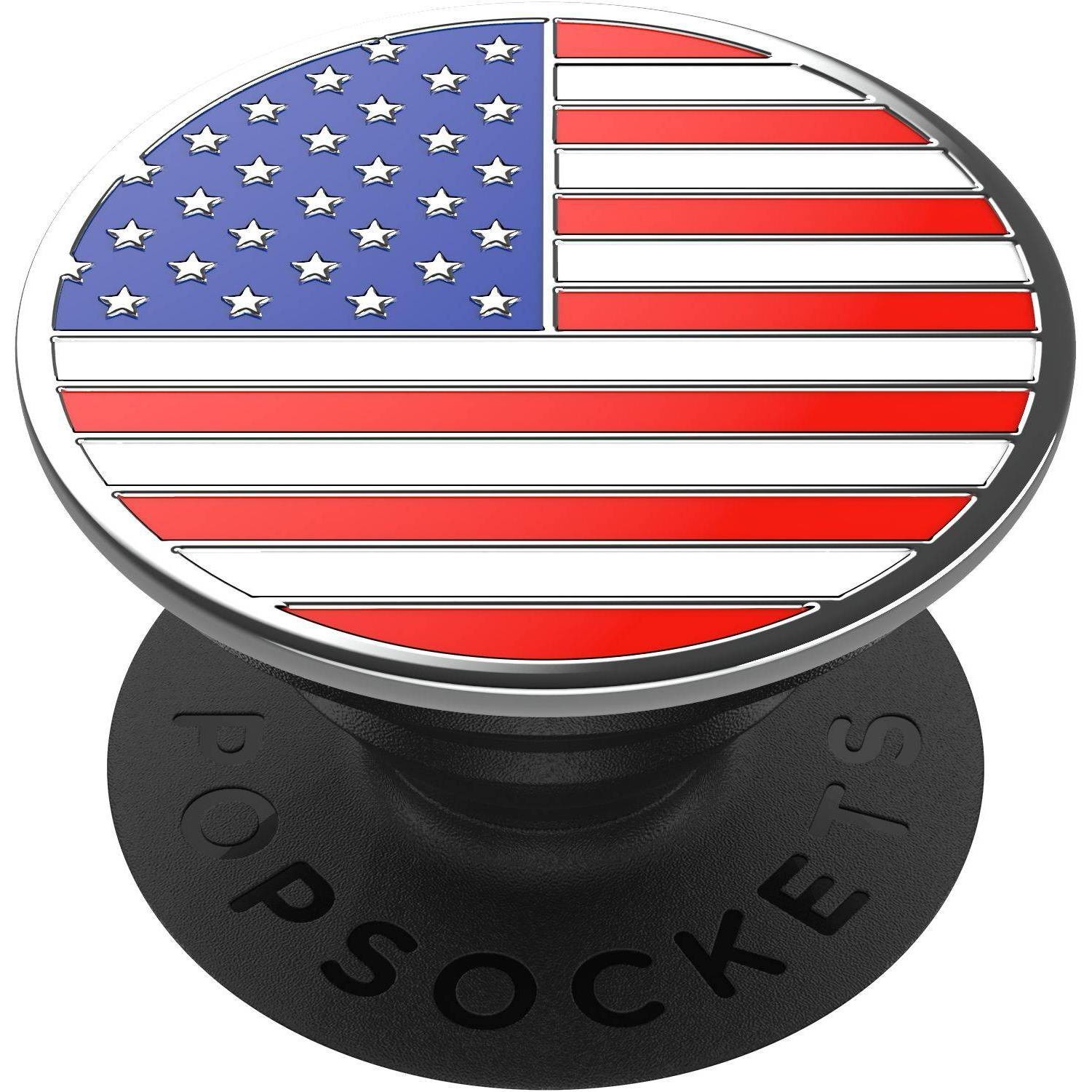 slide 1 of 5, PopSockets PopGrip Cell Phone Grip & Stand - Old Glory Enamel, 1 ct