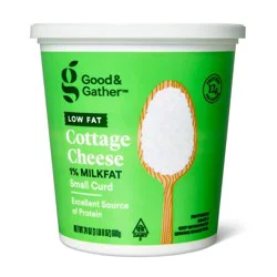 1% Milkfat Low fat Small Curd Cottage Cheese - 24oz - Good & Gather™