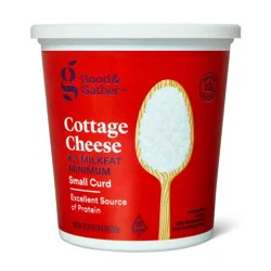 4% Milkfat Small Curd Cottage Cheese - 24oz - Good & Gather™