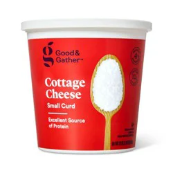 4% Milkfat Small Curd Cottage Cheese - 24oz - Good & Gather™