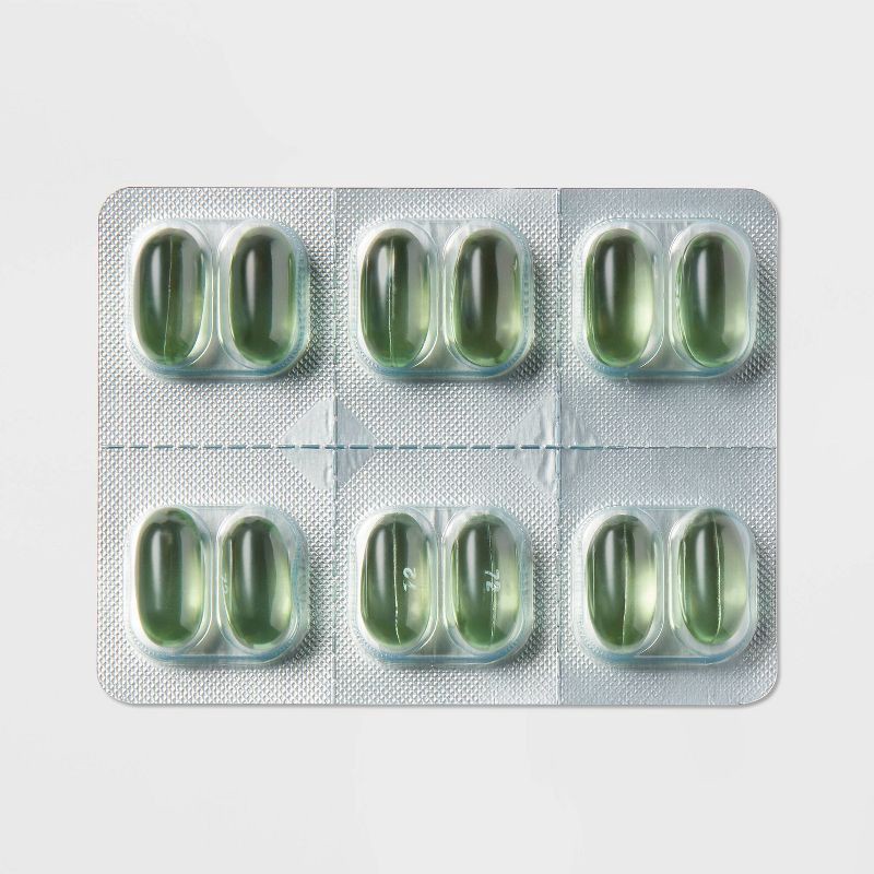 slide 5 of 5, Nighttime Severe Cold & Flu Softgels - 24ct - up&up™, 24 ct