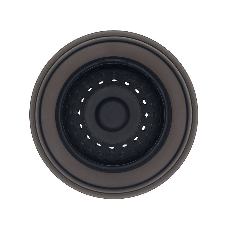 slide 3 of 6, OXO Sink Stopper: Stainless Steel & Silicone Kitchen Drain Plug, 4.5" Diameter, Lifetime Warranty, 1 ct