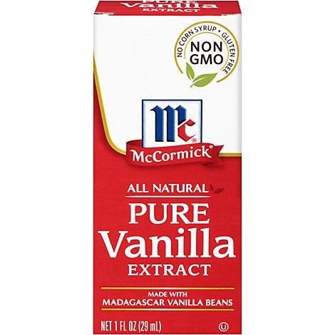 slide 1 of 1, McCormick All Natural Pure Vanilla Extract - 1 Fl. Oz., 1 fl oz