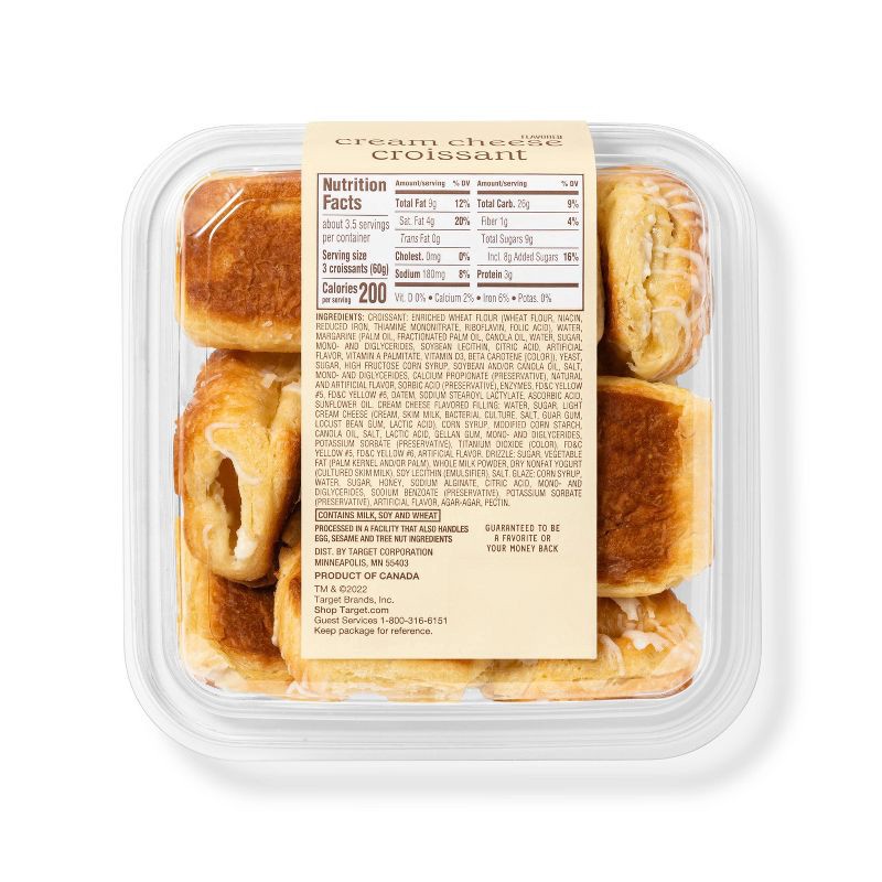 slide 3 of 3, Cream Cheese Croissant Tiny Treats - 7oz/10ct - Favorite Day™, 10 ct; 7 oz