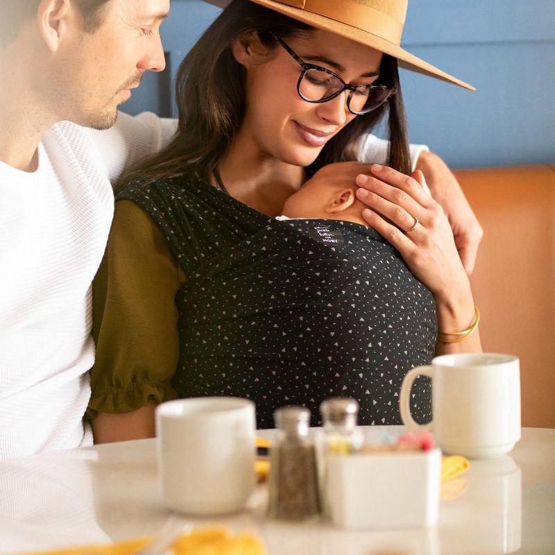 slide 6 of 7, Moby Petunia Pickle Bottom Wrap Baby Carrier - Terrazzo Black, 1 ct