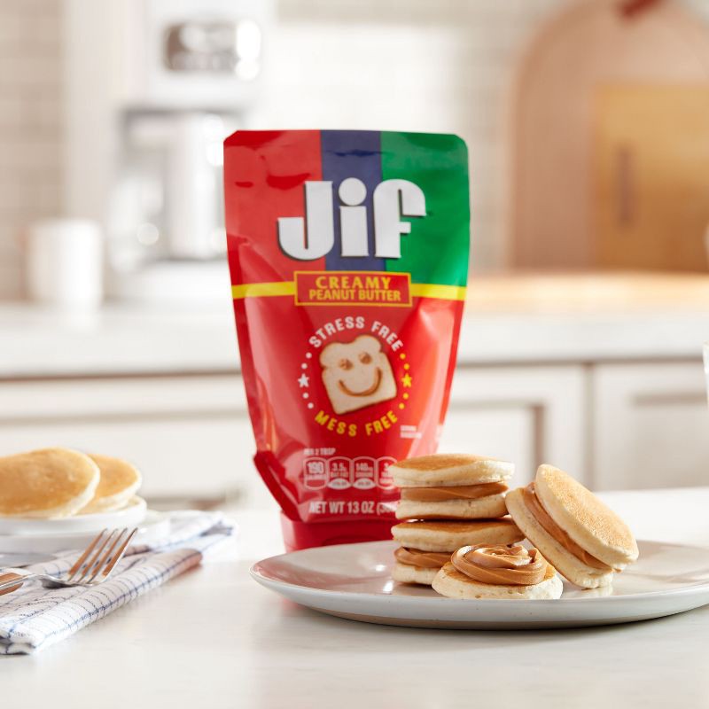 slide 4 of 6, Jif Squeeze Creamy Peanut Butter - 13oz, 13 oz