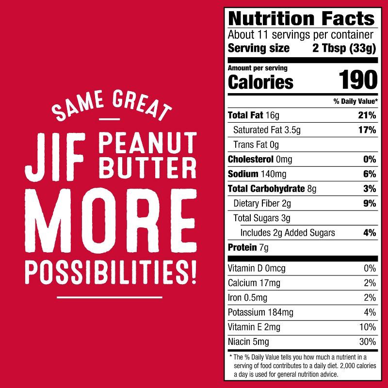 slide 6 of 6, Jif Squeeze Creamy Peanut Butter - 13oz, 13 oz