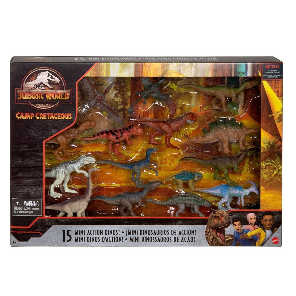 slide 3 of 3, Jurassic World: Camp Cretaceous 15 pk Minis (Target Exclusive), 15 ct