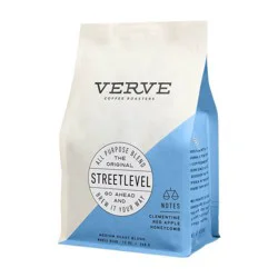 Verve Coffee Roasters Verve Street Level Whole Bean Espresso Roast Craft Coffee - 12oz