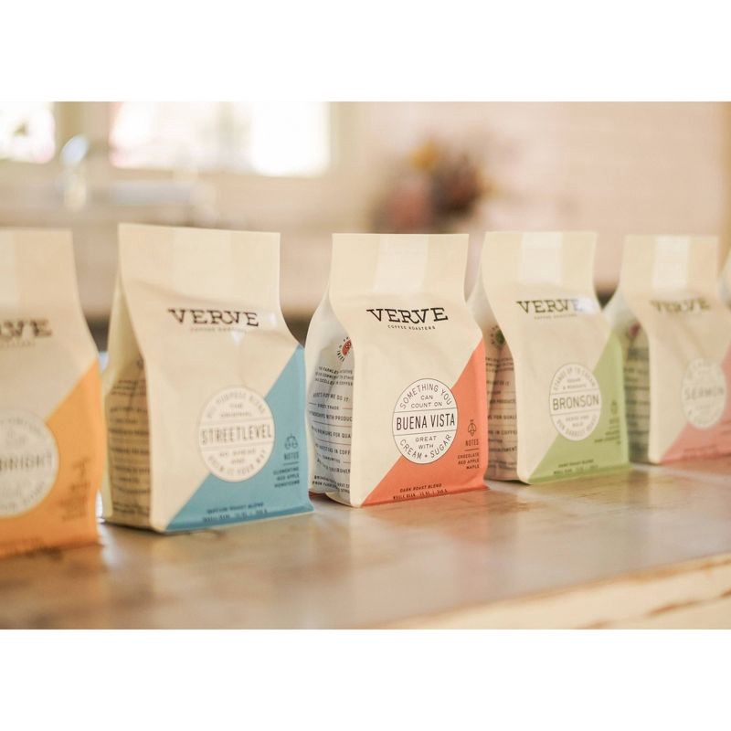slide 3 of 5, Verve Coffee Roasters Verve Buena Vista Whole Bean Dark Roast Craft Coffee - 12oz, 12 oz