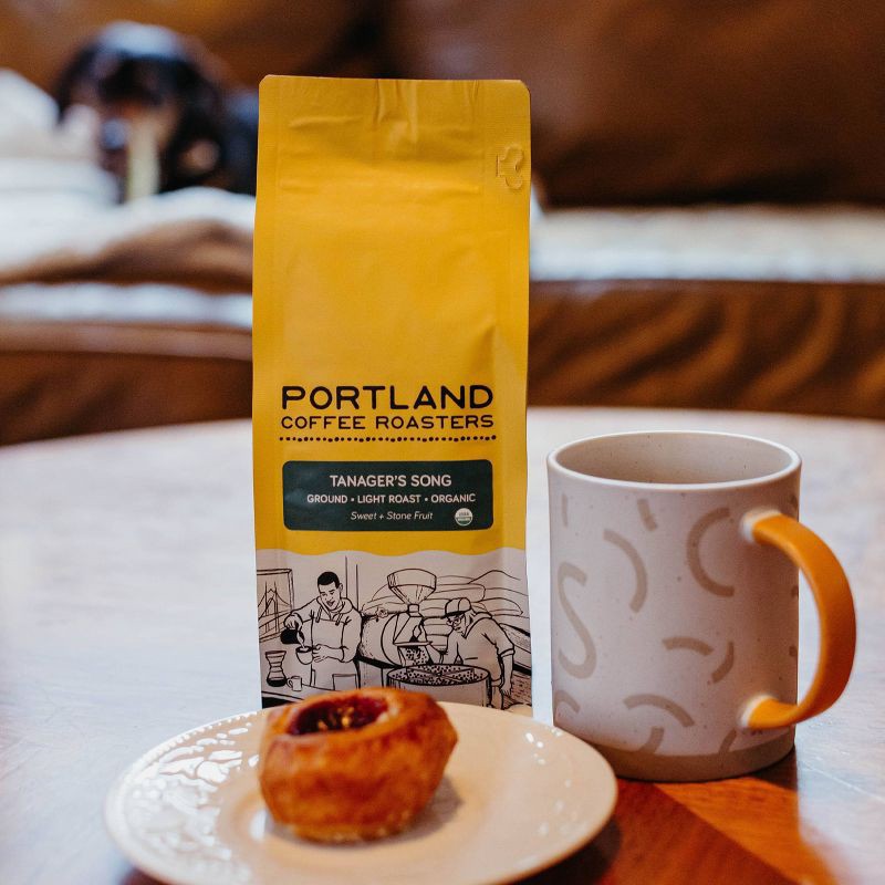 slide 4 of 4, Portland Coffee Roasters Organic Tanager's Song Ground Medium Roast Coffee - 12oz, 12 oz