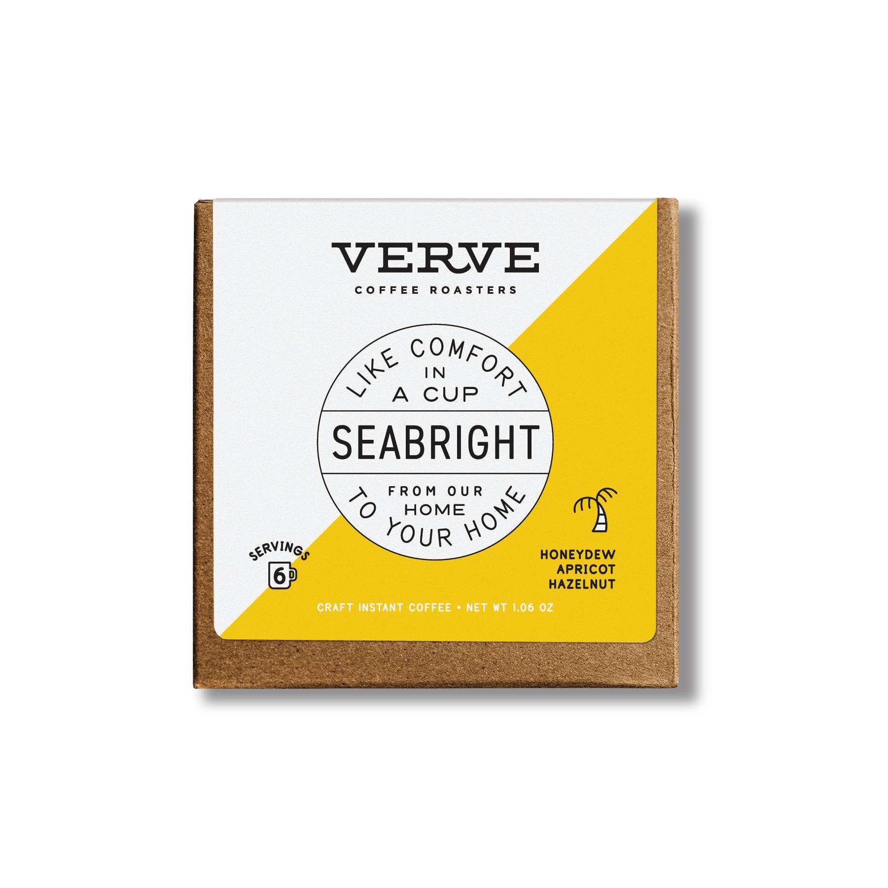 slide 1 of 5, Verve Coffee Roasters Verve 6ct SeaBright House Blend Medium Roast Instant Coffee - 1.6oz, 6 ct; 1.6 oz
