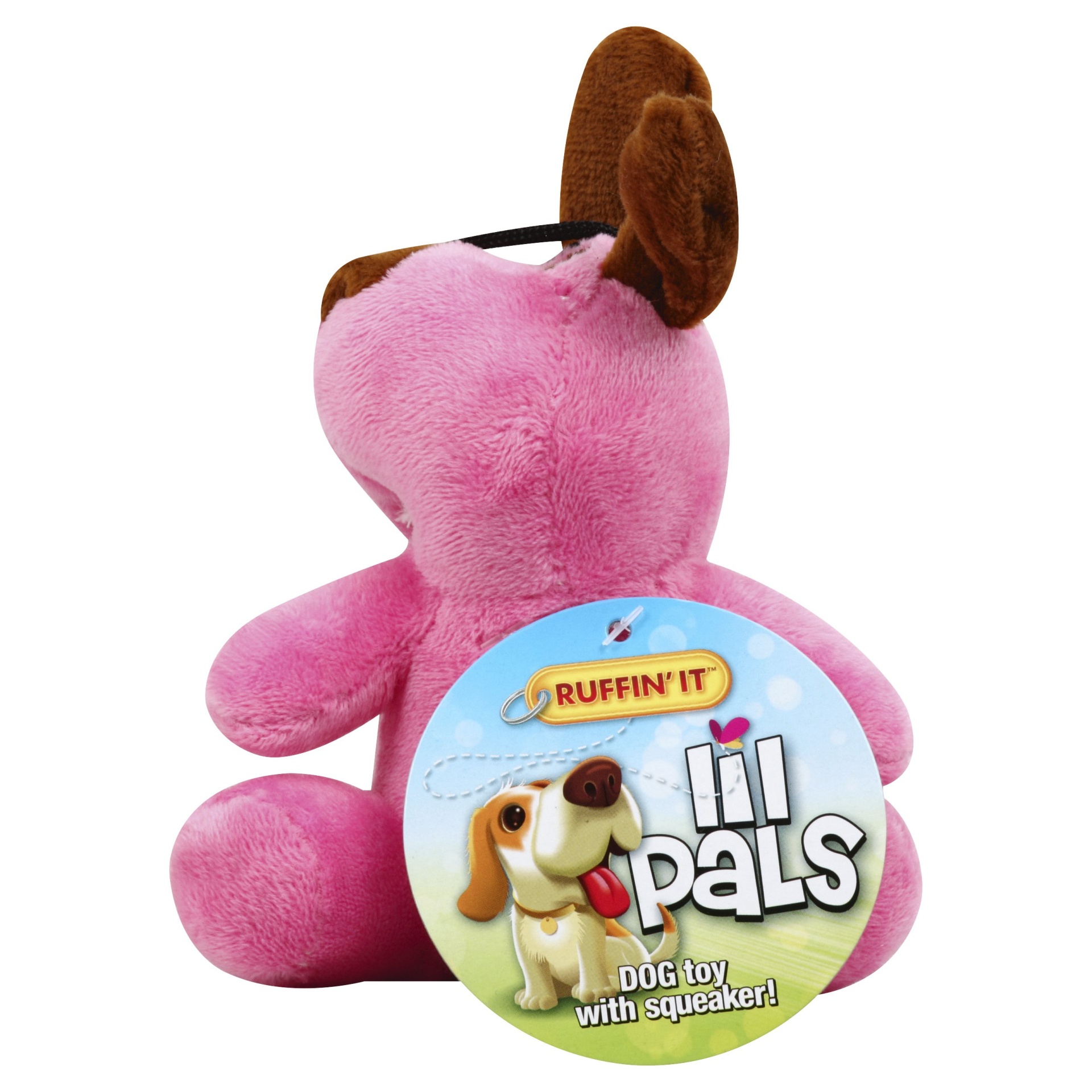 slide 1 of 1, Ruffin' It Lil Pals Dog Toy with Squeaker, Colors & Designs May Vary, 1 ct