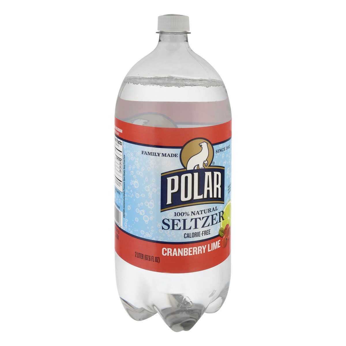 slide 10 of 13, Polar 100% Natural Cranberry Lime Seltzer - 2 liter, 2 liter