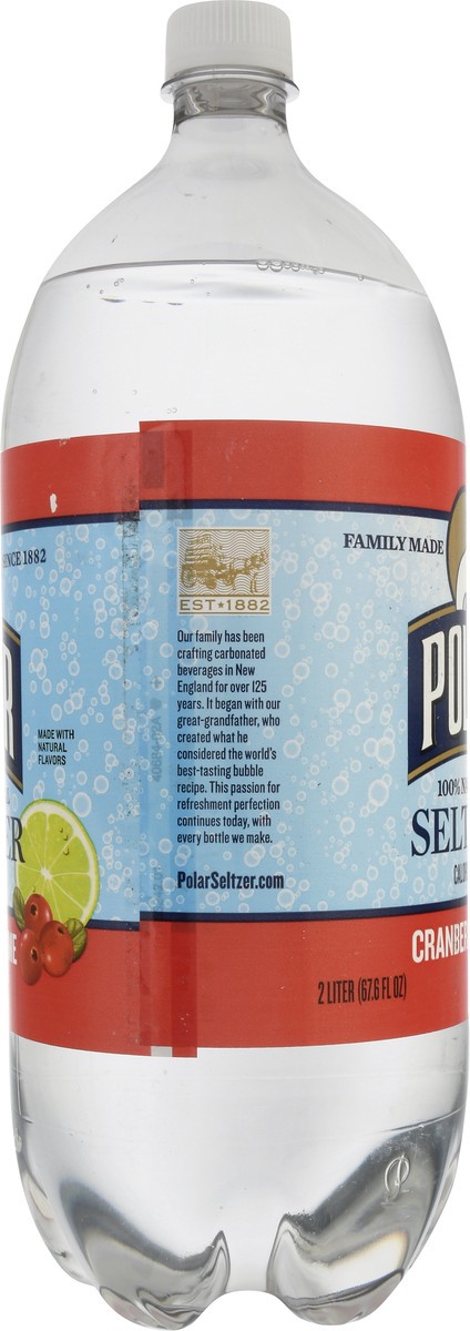 slide 4 of 13, Polar 100% Natural Cranberry Lime Seltzer - 2 liter, 2 liter