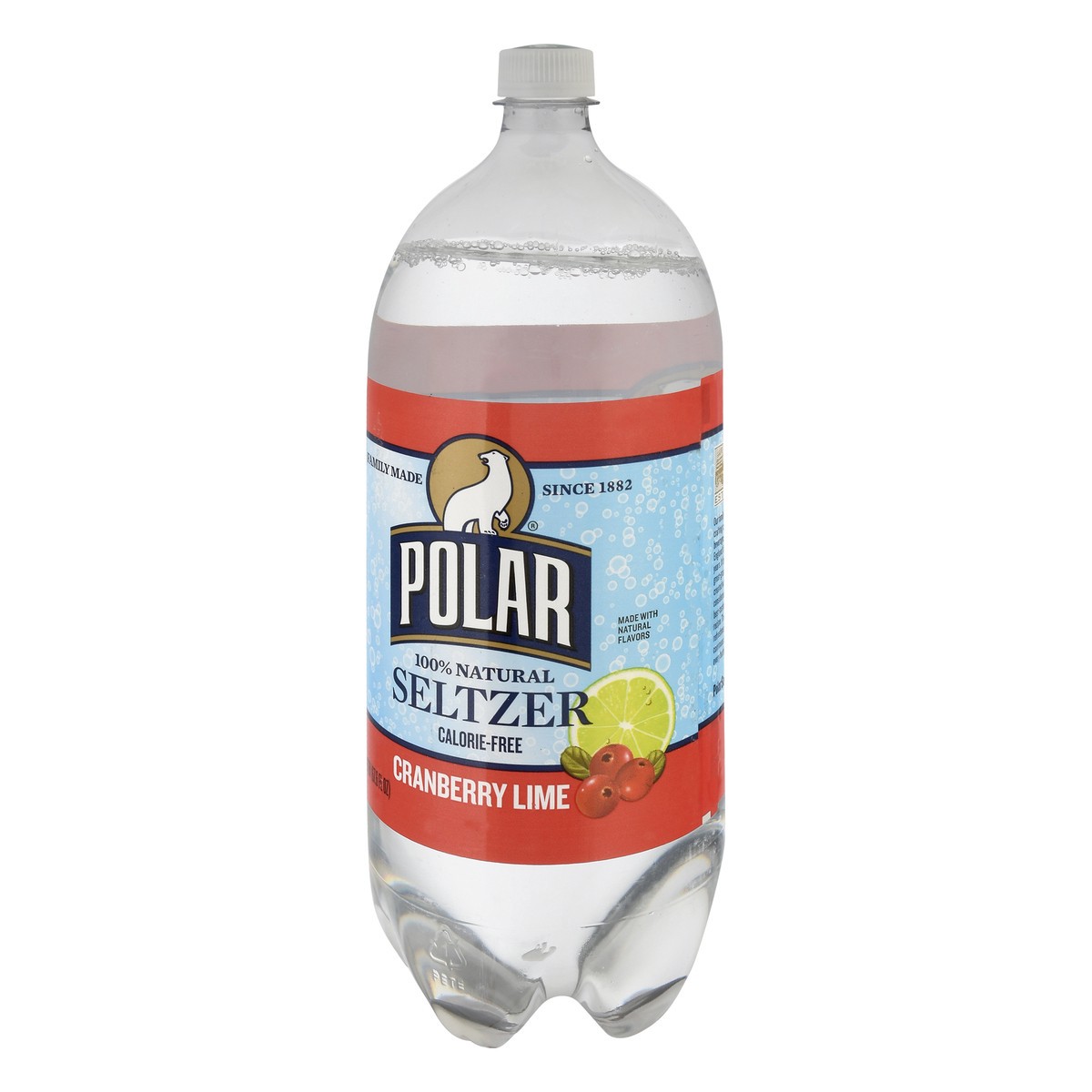 slide 6 of 13, Polar 100% Natural Cranberry Lime Seltzer - 2 liter, 2 liter