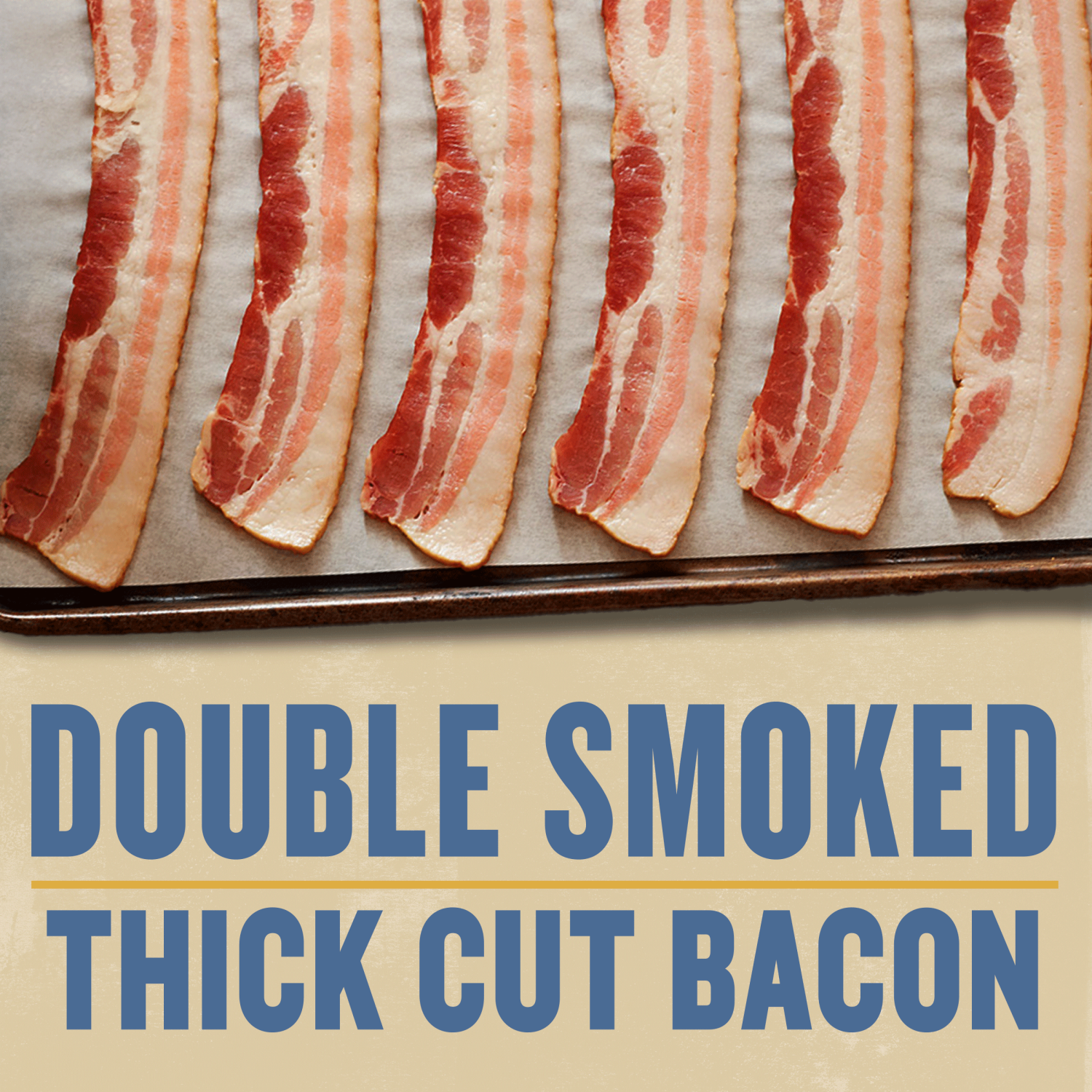 slide 7 of 8, Wright Brand Thick Cut Double Smoked Bacon, 1.5 lb, 24 oz