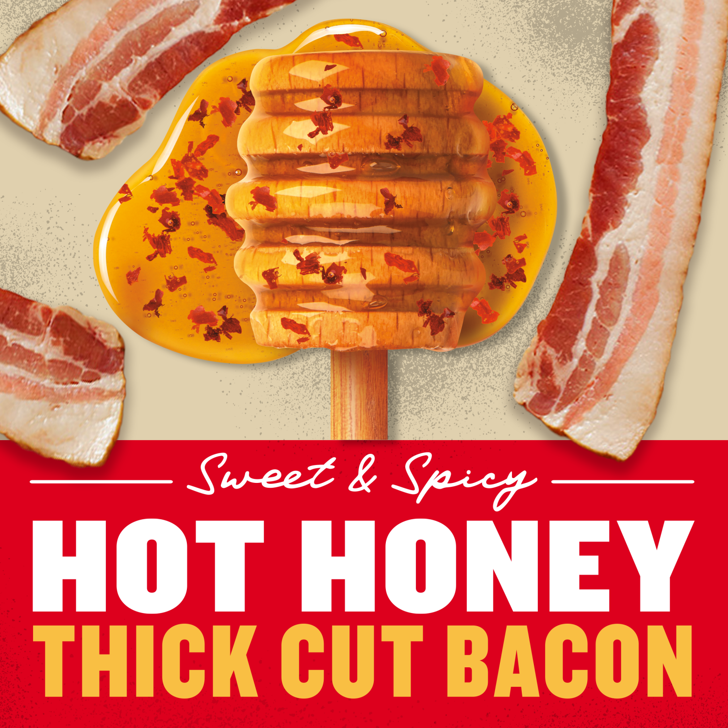 slide 7 of 8, Wright Brand Limited Edition Hot Honey Flavored Real Wood Smoked Thick Cut Bacon, 1.5 lb, 24 oz