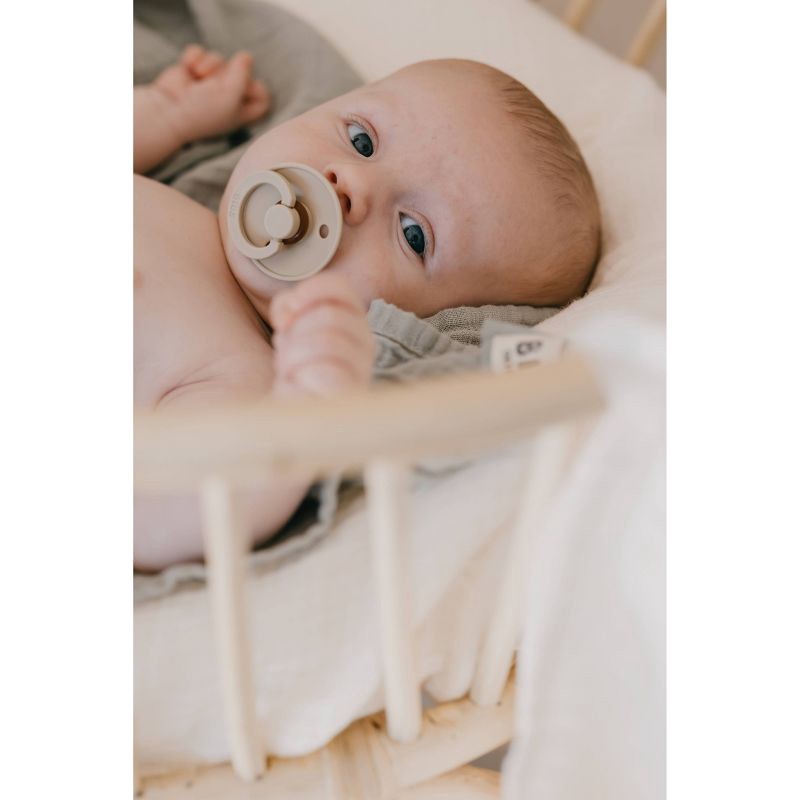 slide 2 of 8, Bibs Colour Latex Pacifier - 0-6 Months - Size 1 - 2pk - Iron/Sand, 1 x 2 ct