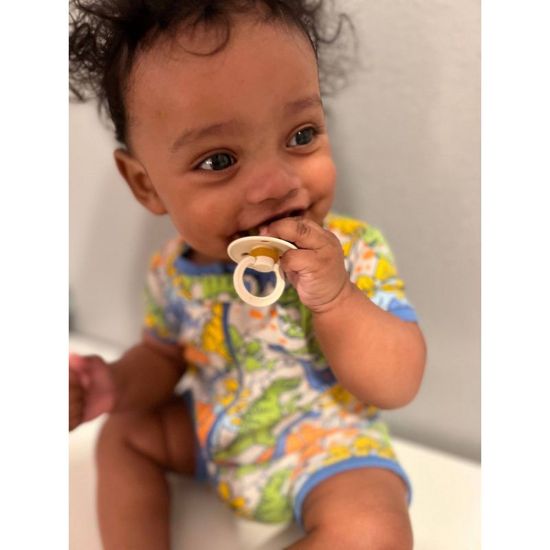 slide 8 of 9, Bibs Colour Latex Pacifier - 6-18 Months - Size 2 - 2pk - Blush/Ivory, 2 pk; 2 ct