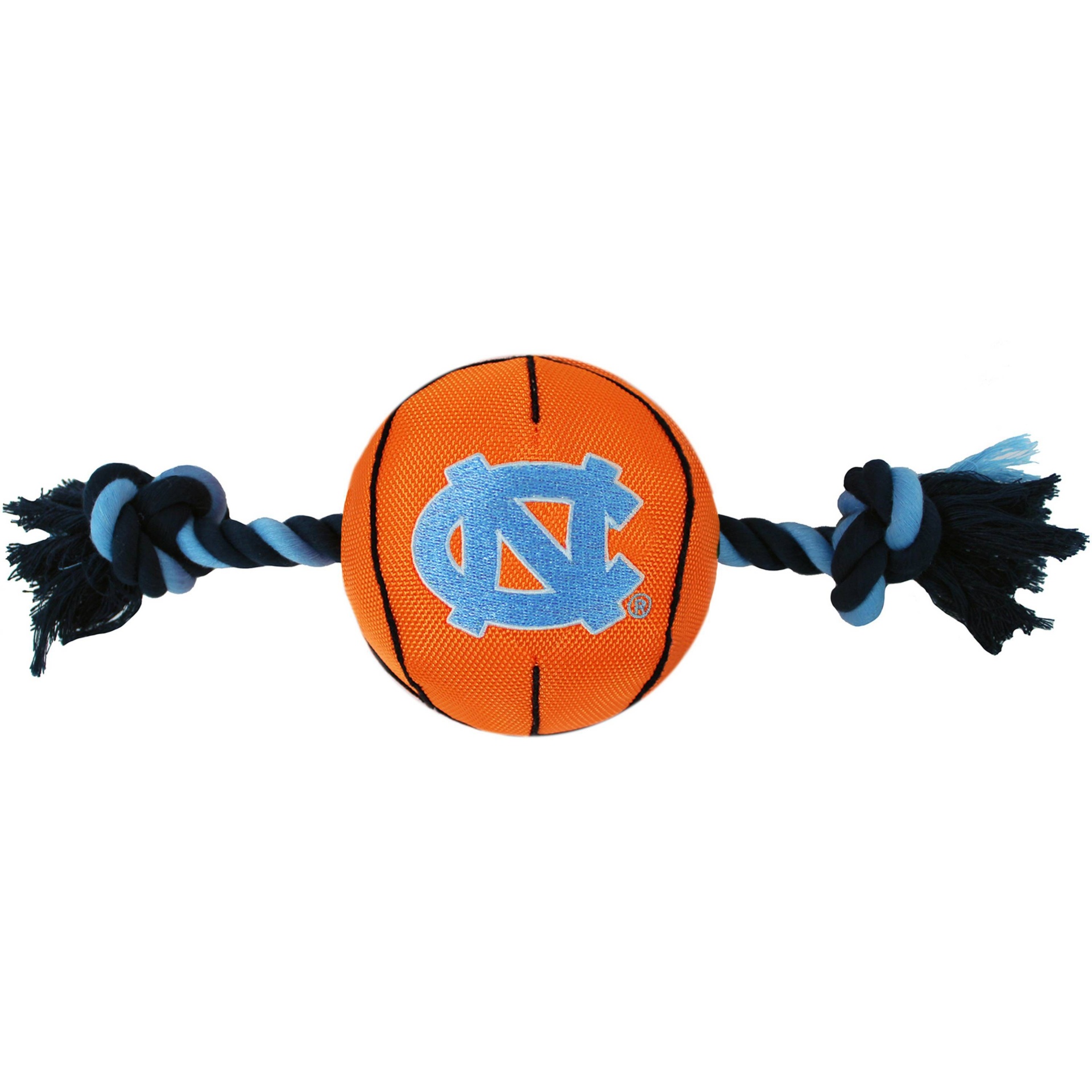 slide 1 of 1, NCAA North Carolina Tar Heels Basketball Rope Dog Toy, 1 ct