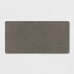 40" x 20" Neoprene Comfort Kitchen Rug Gray - Threshold