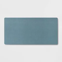 40" x 20" Neoprene Comfort Kitchen Rug Blue - Threshold