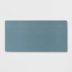 40" x 20" Neoprene Comfort Kitchen Rug Blue - Threshold