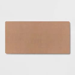 40" x 20" Neoprene Comfort Kitchen Rug Brown - Threshold