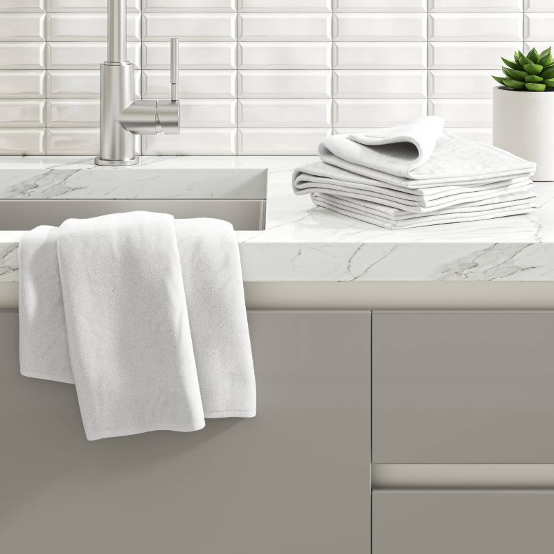 slide 2 of 3, 4pk 30"x30" Flour Sack White - Room Essentials™, 4 ct